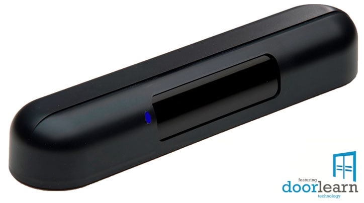 Microwave and Active Infrared Dual Relay Output Pedestrian Door Activation and Monitored Safety Sensor With Door Learn Technology