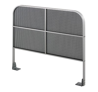 36 inch x 30 inch (Horizontal Dimension X Vertical Dimension) Double Line Free Standing Automatic Swinging Door Guide Rail With Mesh