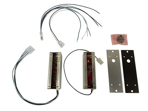 Safety Beam Set With Transmitter and Receiver, Silver or Dark Bronze Face Plates For Horton Profiler 2000 Linear Drive Automatic Sliding Door Safety Beam Set With Transmitter and Receiver, Silver or Dark Bronze Face Plates For Horton Profiler 2000 Linear Drive Automatic Sliding Door
