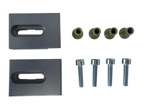 Silver Interlock Security Door Hook Set For Besam Unislide Automatic Sliding Doors Silver Interlock Security Door Hook Set For Besam Unislide Automatic Sliding Doors