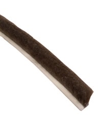 Brown Adhesive Stick On Pile Weather Stripping for Stanley Duraglide Automatic Door, Sold Per Foot Brown Adhesive Stick On Pile Weather Stripping for Stanley Duraglide Automatic Door, Sold Per Foot