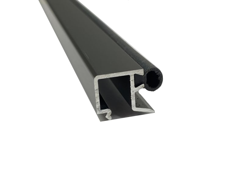 1/4 inch Square Glass Stop with Vinyl, 4' Length Dark Bronze Finish For Horton Profiler 2000 / 2000B Belt / 2003 Belt Drive / 2001 Heavy Duty Belt Drive Automatic Sliding Door