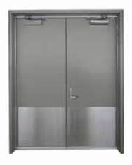 Stainless Steel Armor Kick Plate .050 inch X 34 inch X 34 inch With Screws - Us32D Satin Stainless Steel Finish