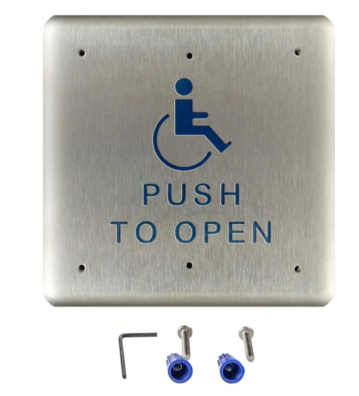 BEA 4.75 Inch x 4.75 Inch Automatic Door Activation Wall Switch