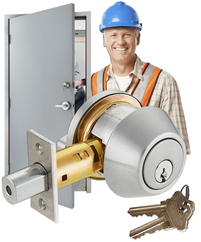Commercial Front Door Deadbolt & Thumbturn Deadbolt Locks