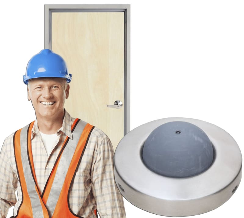 Commercial Door Convex Wall Mount Door Stop Commercial Door Convex Wall Mount Door Stop