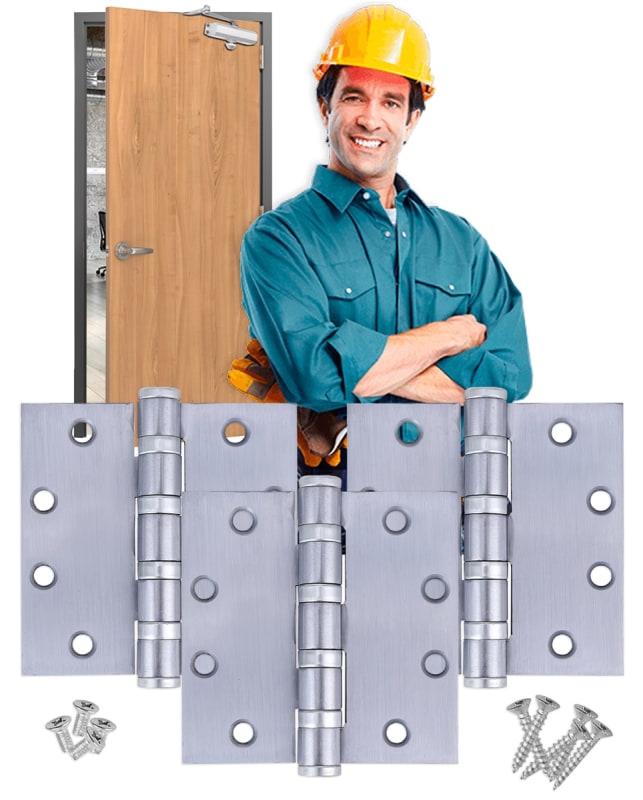 4.5 In x 4.5 In Heavy Weight Ball Bearing Hinge