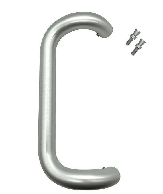 Coral AP Offset 9 in. Pull Handle In Clear Anodized Finish With 1/4-20 Standard Mounting Hardware