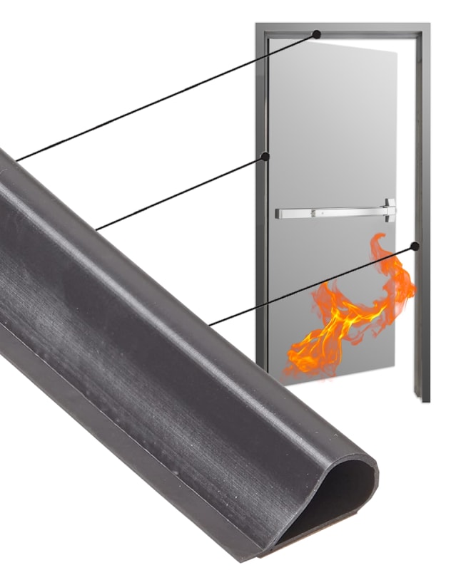 Construction Pro Hardware Perimeter Adhesive Gasket Seal For Hollow