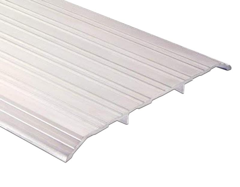 Construction Pro Hardware Commercial Door Threshold, 6 in. Wide x 1/2 in. Tall x 36 in. Length, Aluminum Fluted Saddle, ADA Compliant, Heavy Duty