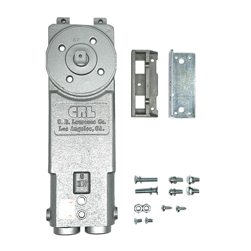 CR Laurence CRL Concealed Door Closer, Adjustable Spring Power, 90