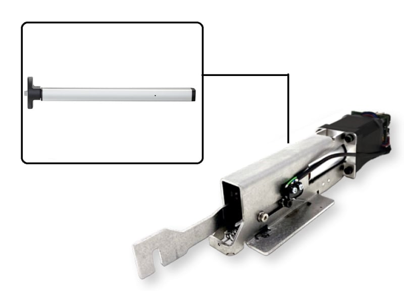 Falcon 1790 Series Style Rim Exit Device Motorized Latch Retraction Kit