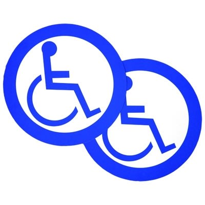Ada Handicap Logo Double Sided Decal