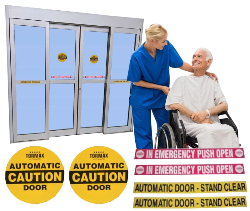 Stanley Bi Part Slide Automatic Door Sticker Kit