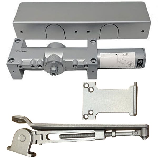 Aluminum Heavy-Duty Adjustable 1-4 Door Closer Aluminum Heavy-Duty Adjustable 1-4 Door Closer