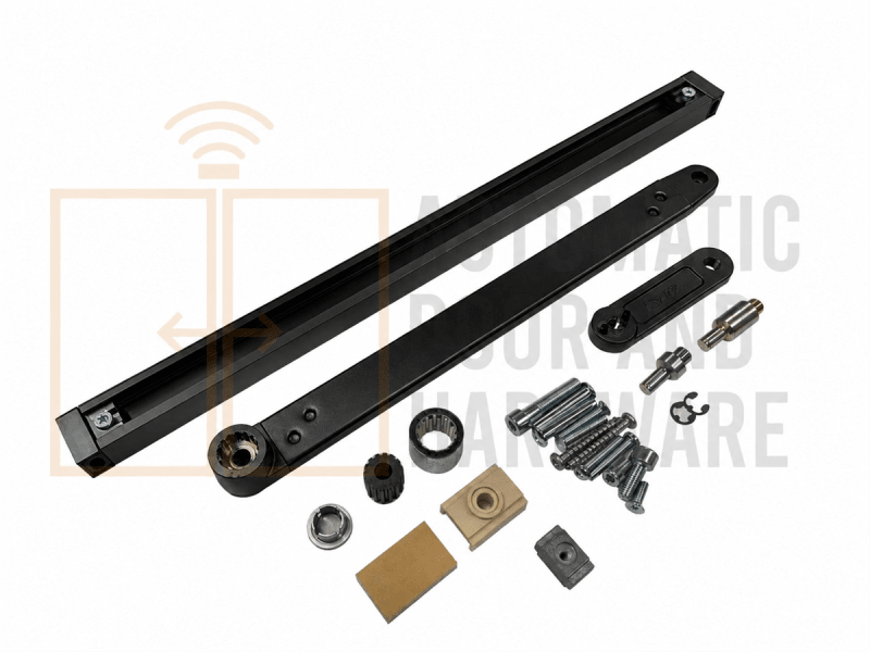 Dorma ED100 Splined Inswing Extension Pull Arm Assembly, Black