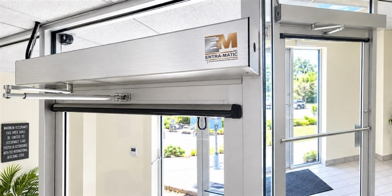Entra-Matic SW10/19 Automatic Door Opener â€“ Commercial ADA Low Energy Swing Door Operator â€“ Single Door
