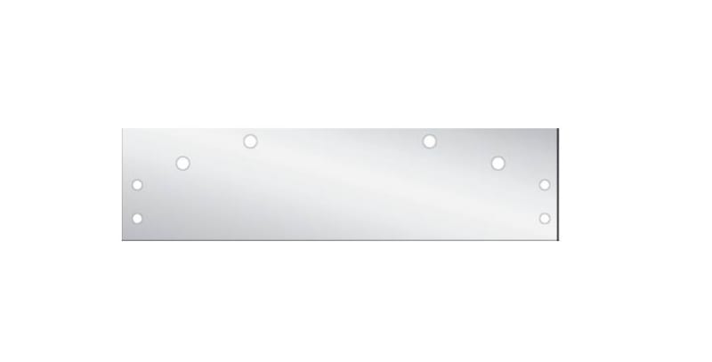 Top Jamb Installation Mounting Plate For Frames Where Vertical Closer Body Placement Can Be Centered On Door Frame, Aluminum Finish For Entry Systems ES4100 Surface Mount Door Closer Top Jamb Installation Mounting Plate For Frames Where Vertical Closer Body Placement Can Be Centered On Door Frame, Aluminum Finish For Entry Systems ES4100 Surface Mount Door Closer