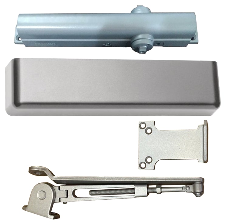 Falcon 12 in. x 3/4 in. Commercial Grade 1 Door Closer, Full Cover