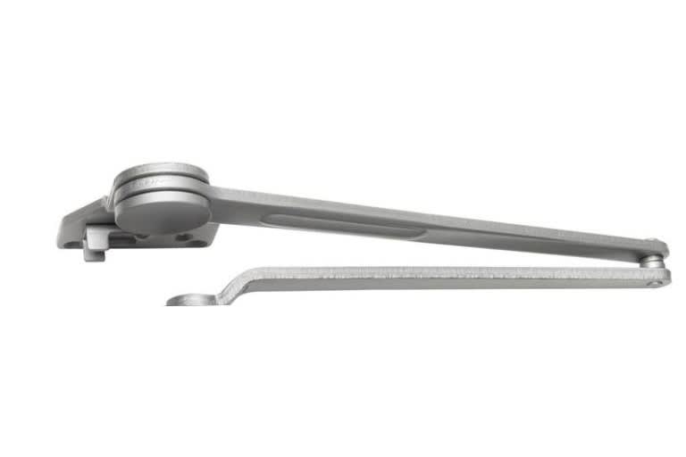 Falcon Dead Stop Arm For 6-3/4 in. x 2-3/8 in. Falcon Commercial Door Closer, Aluminum Finish