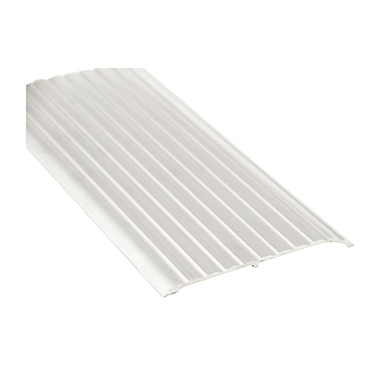 Heavy Duty 5-1/2 inch Wide x 3/4 inch Tall Aluminum 1/2 inch Offset Threshold for Commercial Applications, Mill Aluminum Finish, Made In USA, Specify Size