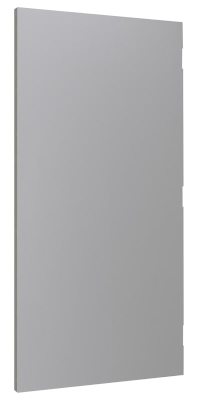 Commercial Hollow Metal Steel Door Only, 35-3/4 Inch x 79-1/8 Inch (3068), Rim Panic Bar Prep, Hinge Reinforcement, Closer Reinforcement, UL Listed