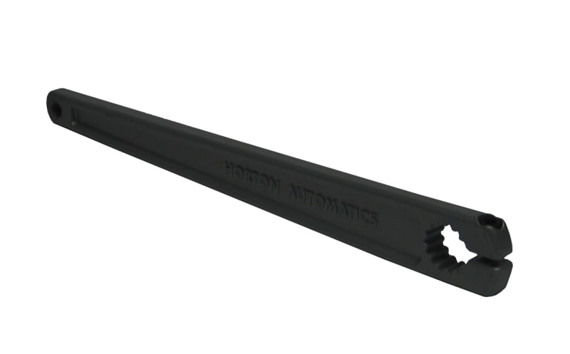 Horton EasyAccess Series 7100 Surface Applied 14 Tooth Inswing Straight  Arm, Used With Connecting Rod, Dark Bronze Finish