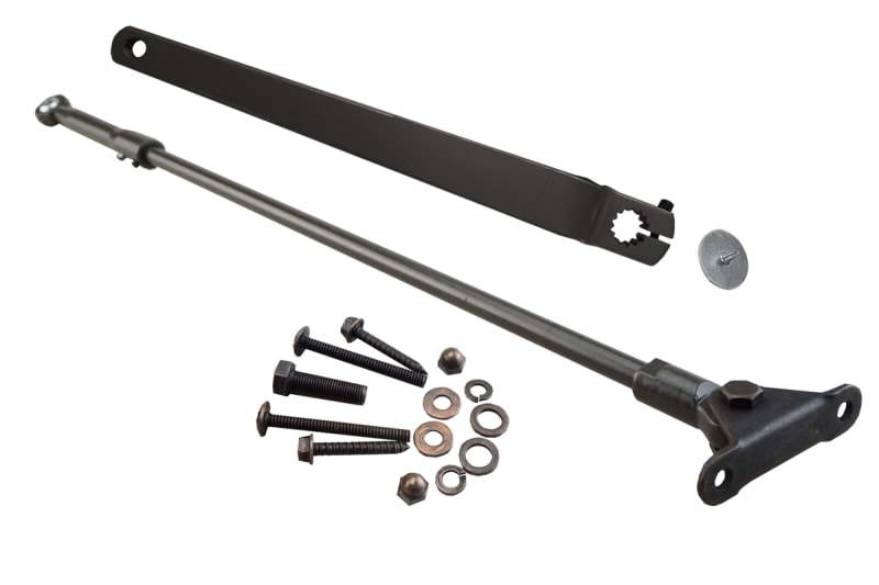 Horton HD-Swing Series 4100LE Low Energy Surface Applied 14 Tooth Outswing Arm With Connecting Rod, Dark Bronze Finish