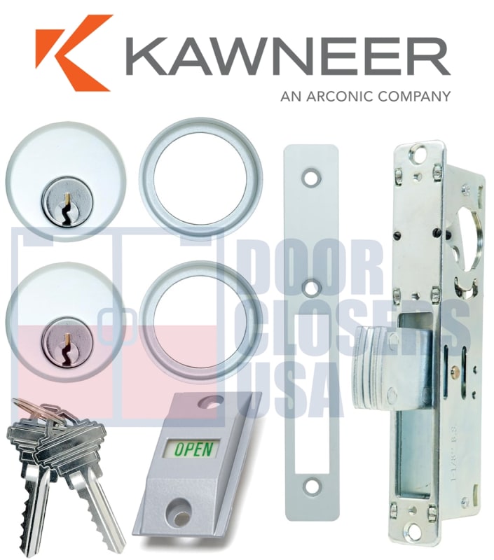 Kawneer Double Keyed Deadlock Kit - Storefront Aluminum Doors | Automatic Door and Hardware