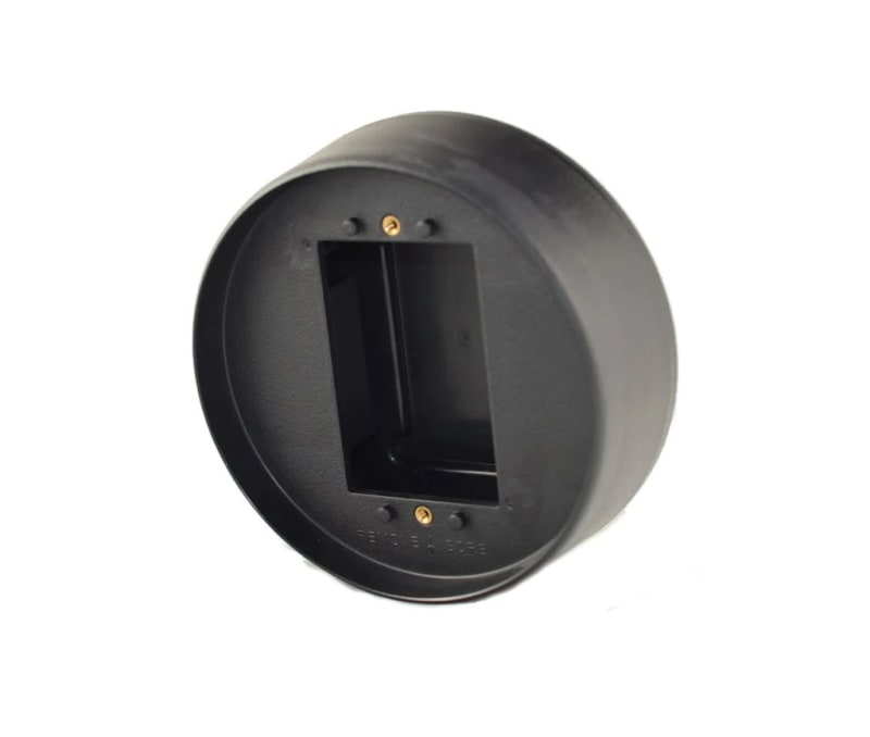 Magic Man Door Controls B200 Series 5 Inch Diameter x 2 Inch Depth Circle Mount Box For B200 Series 4.5 Inch Circle Activation Wall Switch