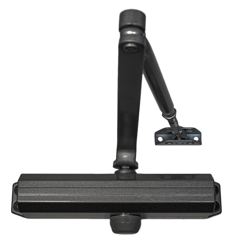 PDQ 9-1/16 in. x 3/4 in. Commercial Door Closer, Tri Pack, Adjustable Barrier Free To Size 4 Spring, 695 Dark Bronze Finish
