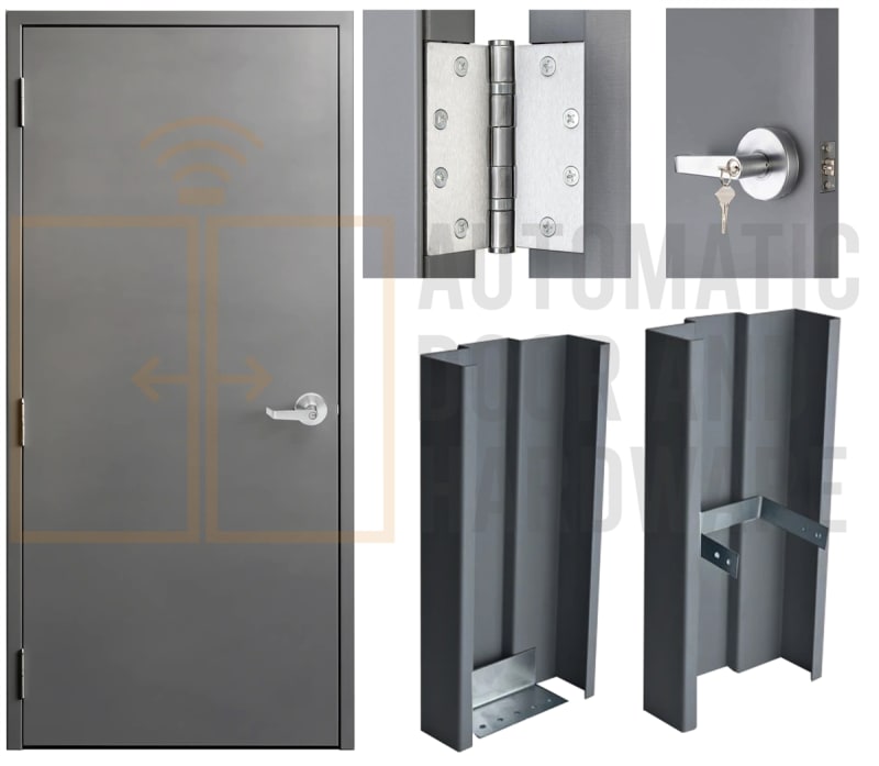 Ranger (3070) 36 in. x 84 in. Left Hand Reverse Economy Hollow Metal Door With 5-3/4 in. Jamb Depth (4-3/4 in. Throat) Universal Frame, Gray Primed Finish (5 Day Production Time) Ranger (3070) 36 in. x 84 in. Left Hand Reverse Economy Hollow Metal Door With 5-3/4 in. Jamb Depth (4-3/4 in. Throat) Universal Frame, Gray Primed Finish (5 Day Production Time)