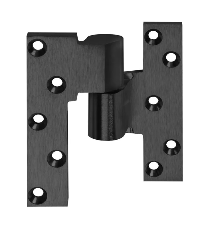 Rixson Right Hand 3/4 in. Middle Hinge Assembly, Dark Bronze Finish For Rixson 25 Triangle Spindle Floor Closer