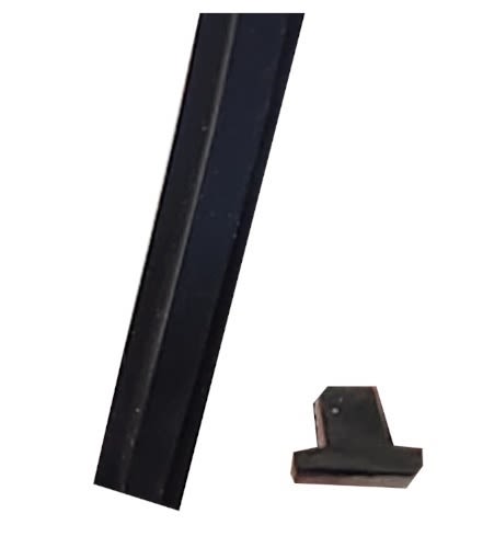 Besam Sl500 Leading Edge Rubber Weatherstripping, Sold Per Foot Besam Sl500 Leading Edge Rubber Weatherstripping, Sold Per Foot