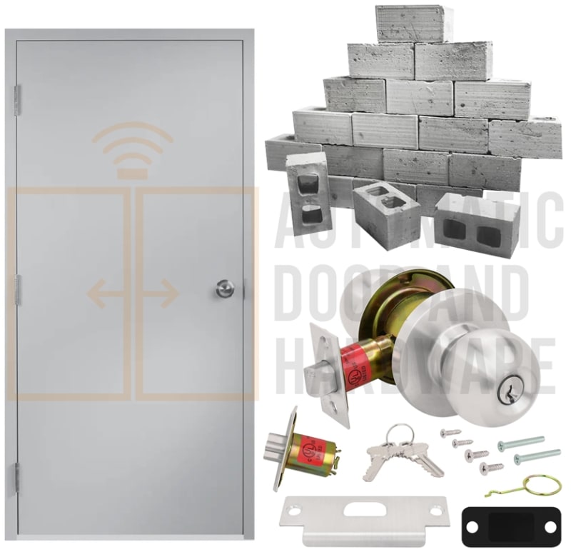 Steelworx (3070) 36 in. x 84 in. Left Hand Reverse Architectural ...