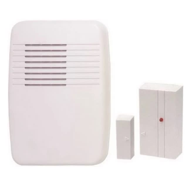 Trine 206-3 - Wireless Entry-Exit Signal Kit - 1,2,8 Note Melody Chime - field selectable, up to 100ft range - 128 selectable codes, 120VAC Receiver, Adjustable Volume Control Trine 206-3 - Wireless Entry-Exit Signal Kit - 1,2,8 Note Melody Chime - field selectable, up to 100ft range - 128 selectable codes, 120VAC Receiver, Adjustable Volume Control