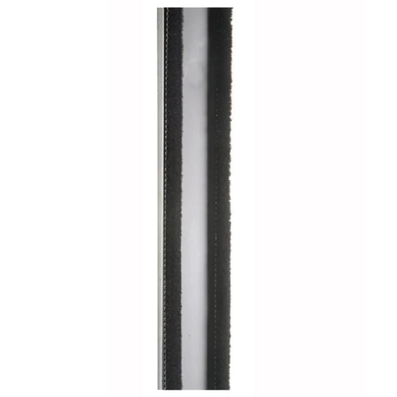 United States Aluminum Commercial Storefront Door Leading Edge Slide In Weatherstripping, 84 in. Length, Clear Anodized Finish