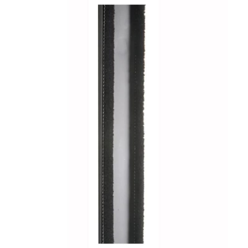United States Aluminum Commercial Storefront Door Leading Edge Astragal Extrusion With Slide In Weatherstripping, 84 in. Length, Dark Bronze Anodized