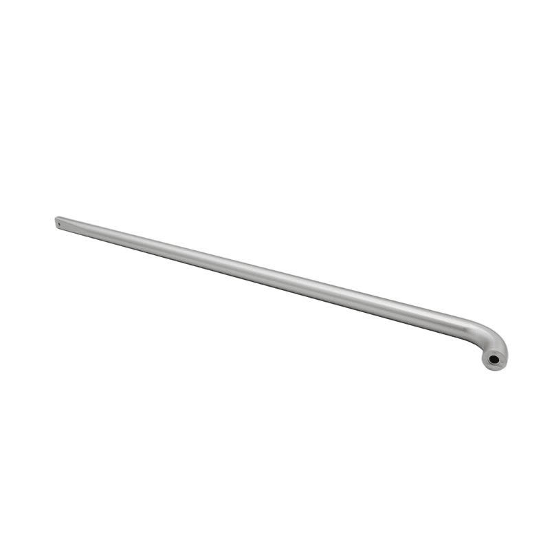 United States Aluminum 33 in. Center To Center Push Bar In Clear Anodized Finish With 1/4-20 Standard Mounting Hardware