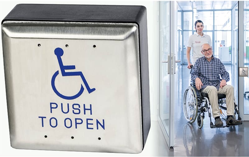 HD Heavy Duty Handicap Door Button ADA Door Opener Push Plate