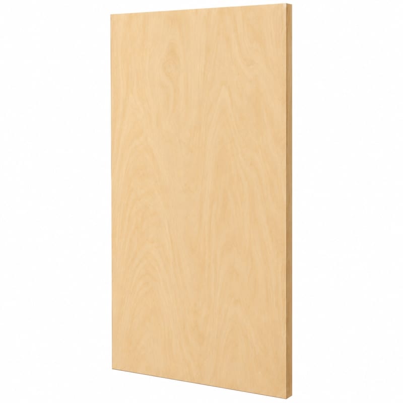47-25/32" x 95-1/8" Commercial Wood Replacement Door - Unfinished Birch, Blank Slab - No Preps