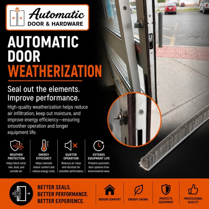 Automatic Door Weatherization