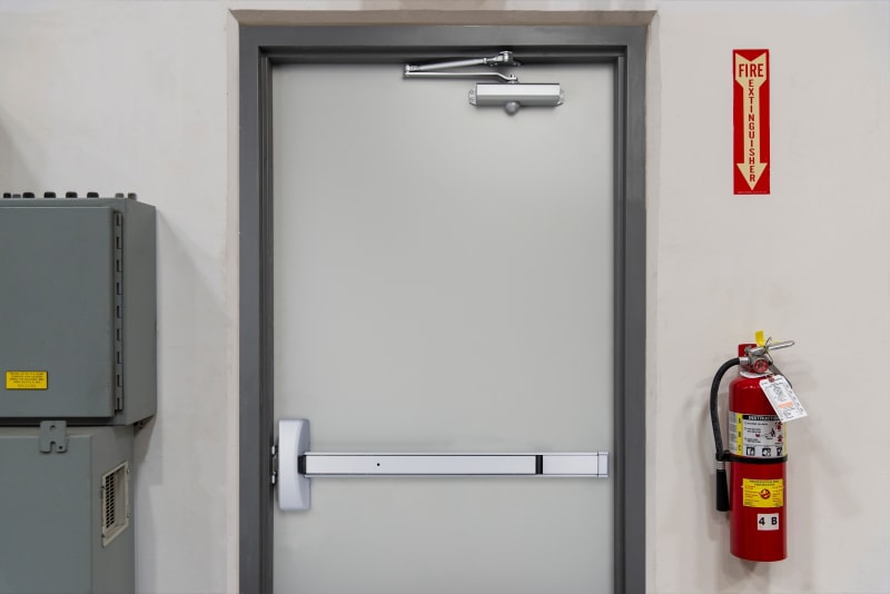 How do you hang things on a hollow metal door?