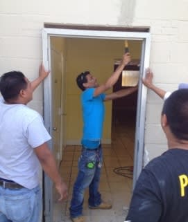 How to fix a sticking hollow metal door