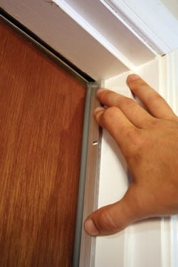 How to replace or repair weatherstripping on a hollow metal door