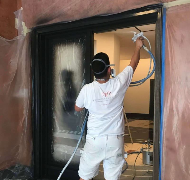 How to paint a hollow metal door