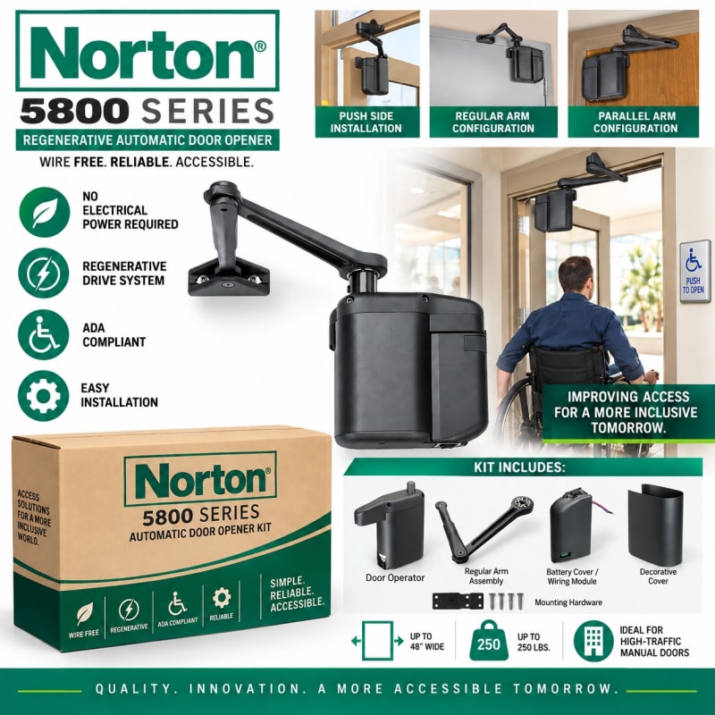 Norton 5800 Series Automatic Swing Door Parts