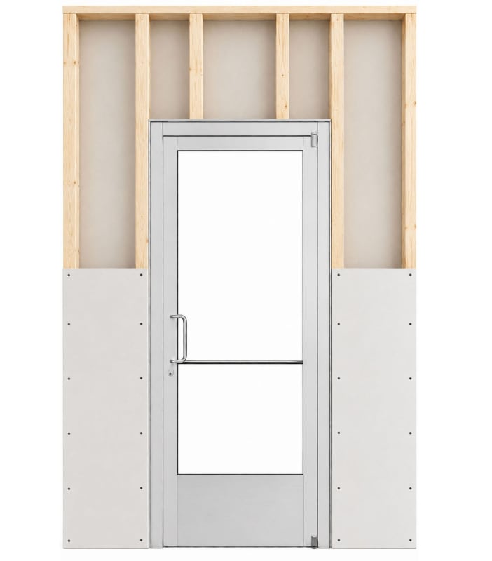 Interior Wood Stud With Drywall