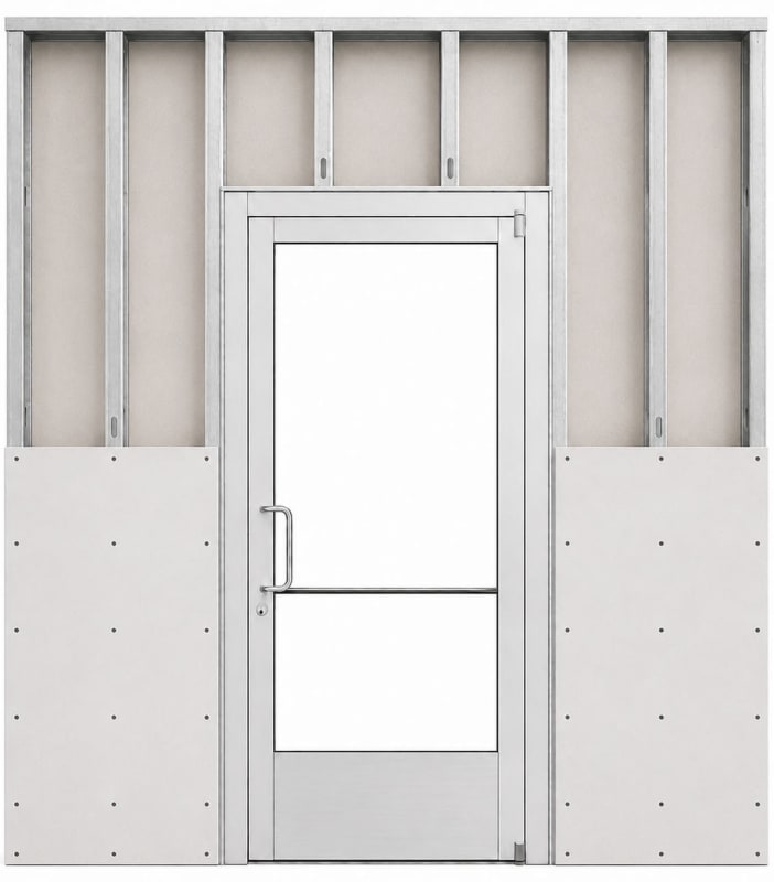 Interior Metal Stud With Drywall