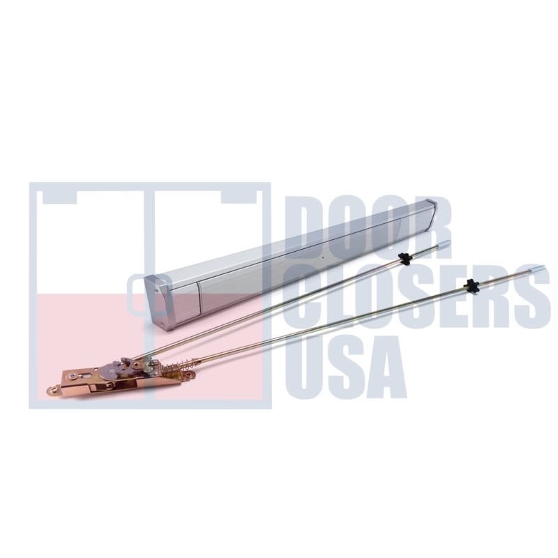 United States Aluminum 3-3/16 in. Concealed Vertical Rod Panic Bars and Parts